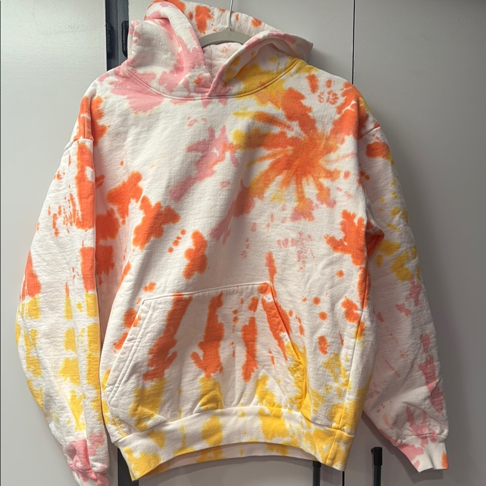 Mr Turk Trina Turk Unisex Colorful Tie-Dye Hoodie